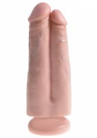 Gode Ventouse Double Pénétration 20cm ø6 Gode Ventouse Double Pénétration 20cm ø6